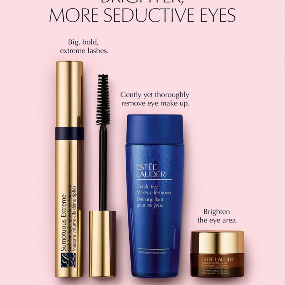 Estee Lauder Sumptuous Extreme Mascara and Gentle Eye Makeup Remover Set